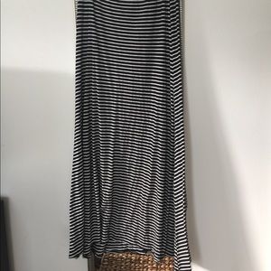 Striped Maxi Skirt